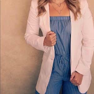 Long Tall Sally White blazer size 6 (US)